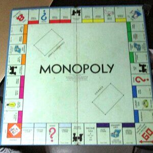 Ventage 1961 Monopoly Game, All Original